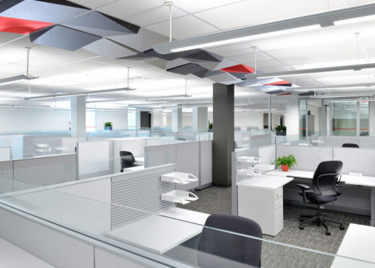 DuPont Canada office - open office concept area
