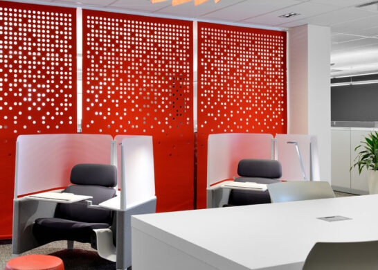 DuPont Canada office - individual desk areas